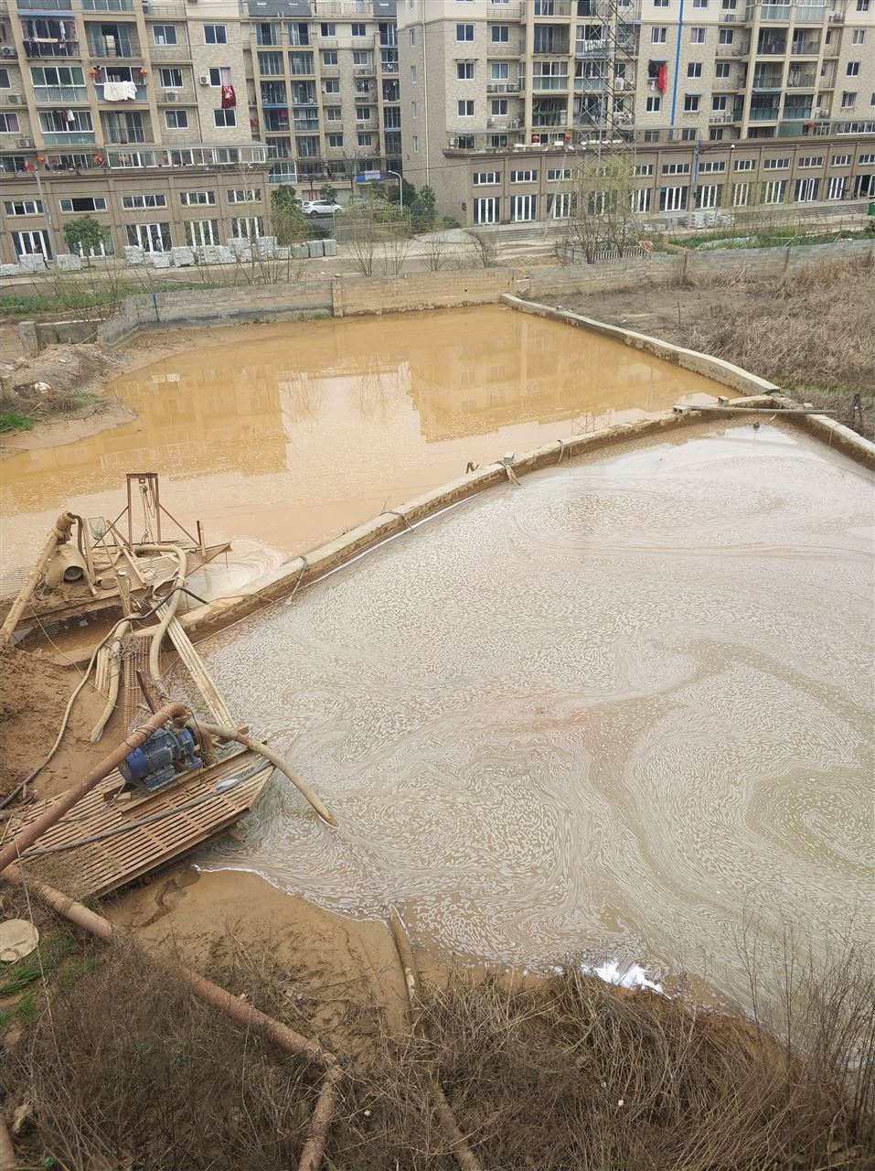 临城镇沉淀池淤泥清理-厂区废水池淤泥清淤