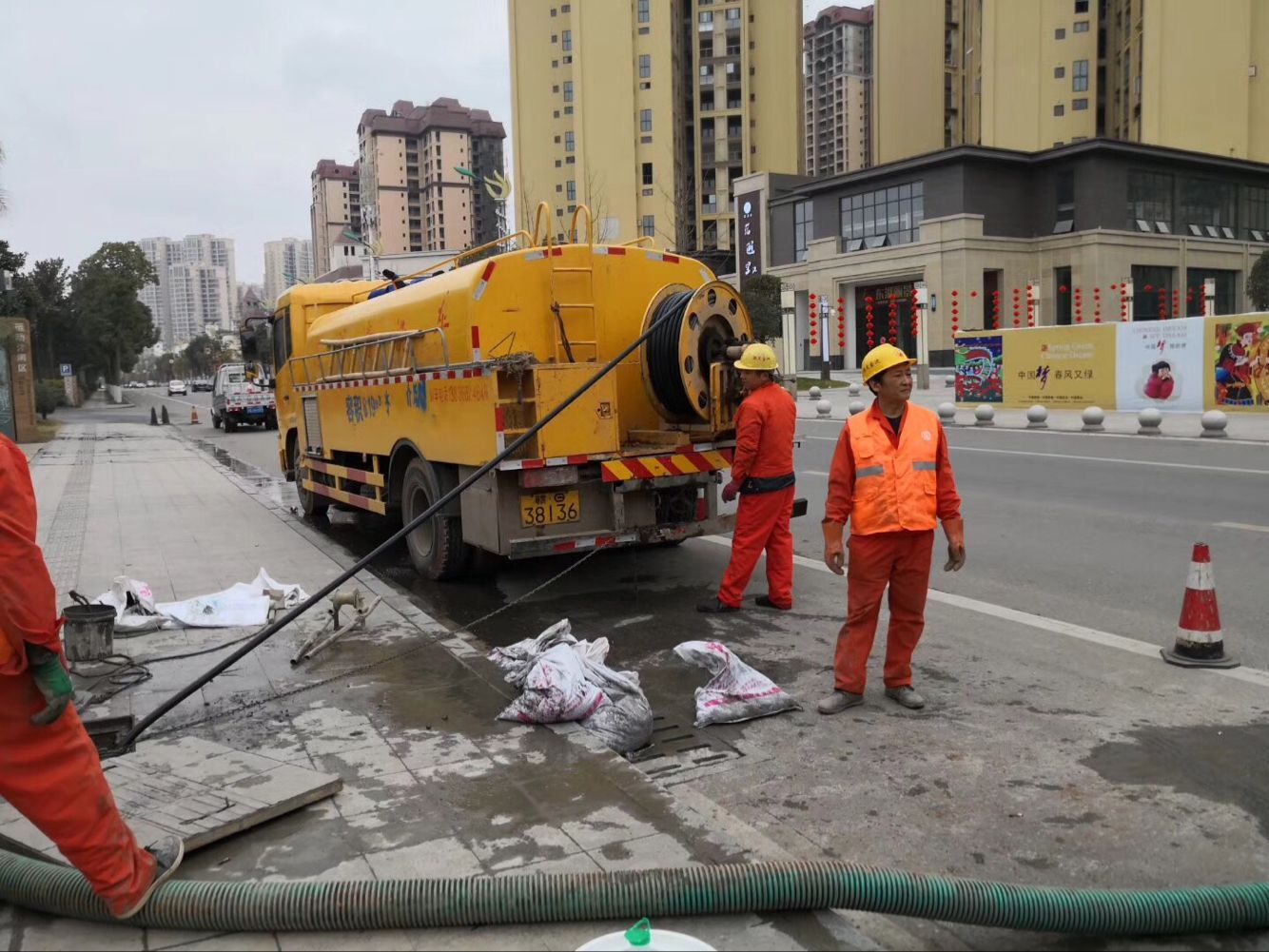 临城镇排污管道清淤-管道清洗